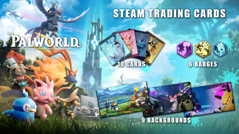 Unlock Exclusive Palworld Rewards: Collect Steam Trading Cards Now