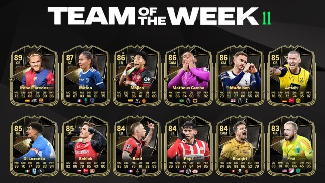 EA FC 25 TOTW 11: A Disappointing Squad Breakdown