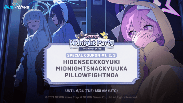 Blue Archive’s Secret Midnight Party Coupons: Last Chance for Magical Rewards