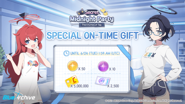 Blue Archive’s Secret Midnight Party: All Rewards, Coupons & How to Claim