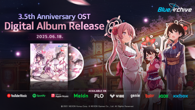Blue Archive 3.5th Anniversary OST Now Streaming Worldwide