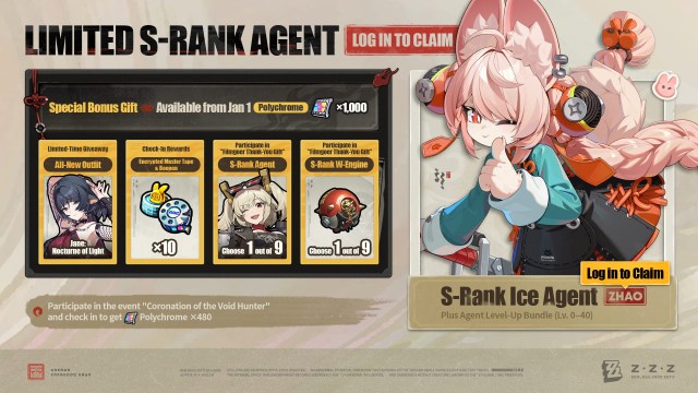 Zenless Zone Zero 2.5 Update: Dual-Form Agent, Free S-Rank, and Massive Rewards Revealed