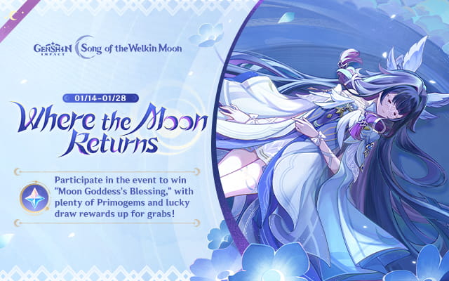 Moon Goddess’s Gift: Unlock Primogems and Welkin Bonuses in Genshin Impact