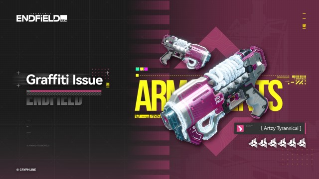 Arknights: Endfield&#8217;s Graffiti Issue Unleashes 6★ Artzy Tyrannical Handcannon