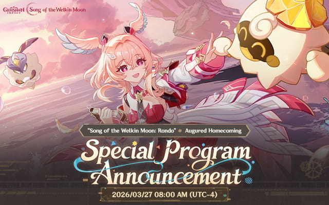 Genshin Impact&#8217;s Luna VI Special Program: Essential Insights for March 27, 2026