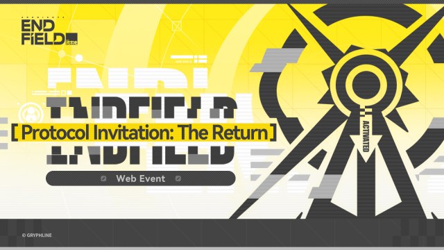 Arknights Endfield ‘Protocol Invitation: The Return’ Event Guide & Rewards