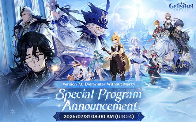 Genshin Impact 7.0 Special Program Date, Time & Livestream Details
