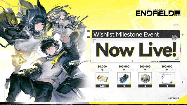 Arknights: Endfield Steam Wishlist Campaign & Milestone Rewards