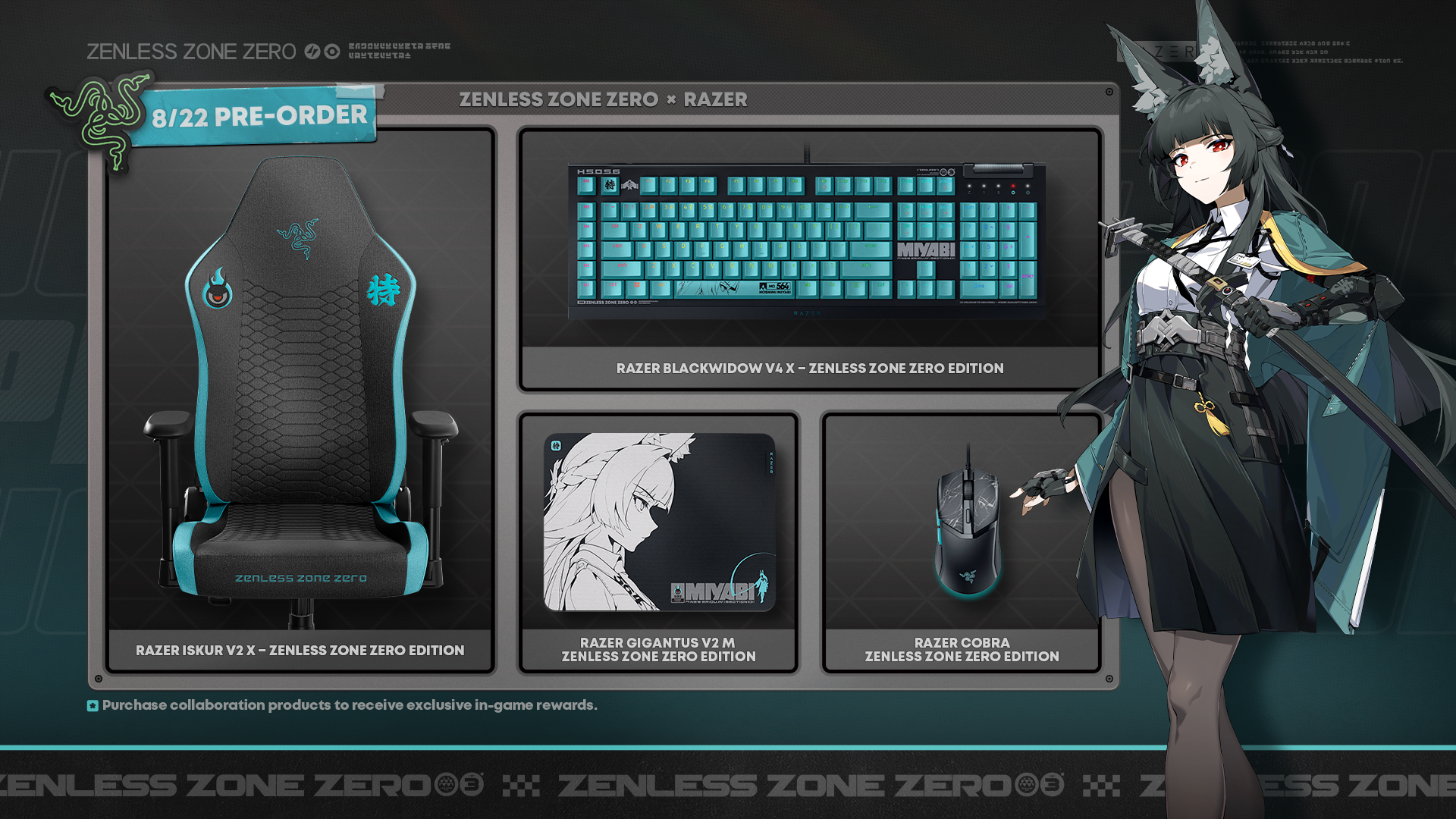 Razer x Zenless Zone Zero Mousepad
