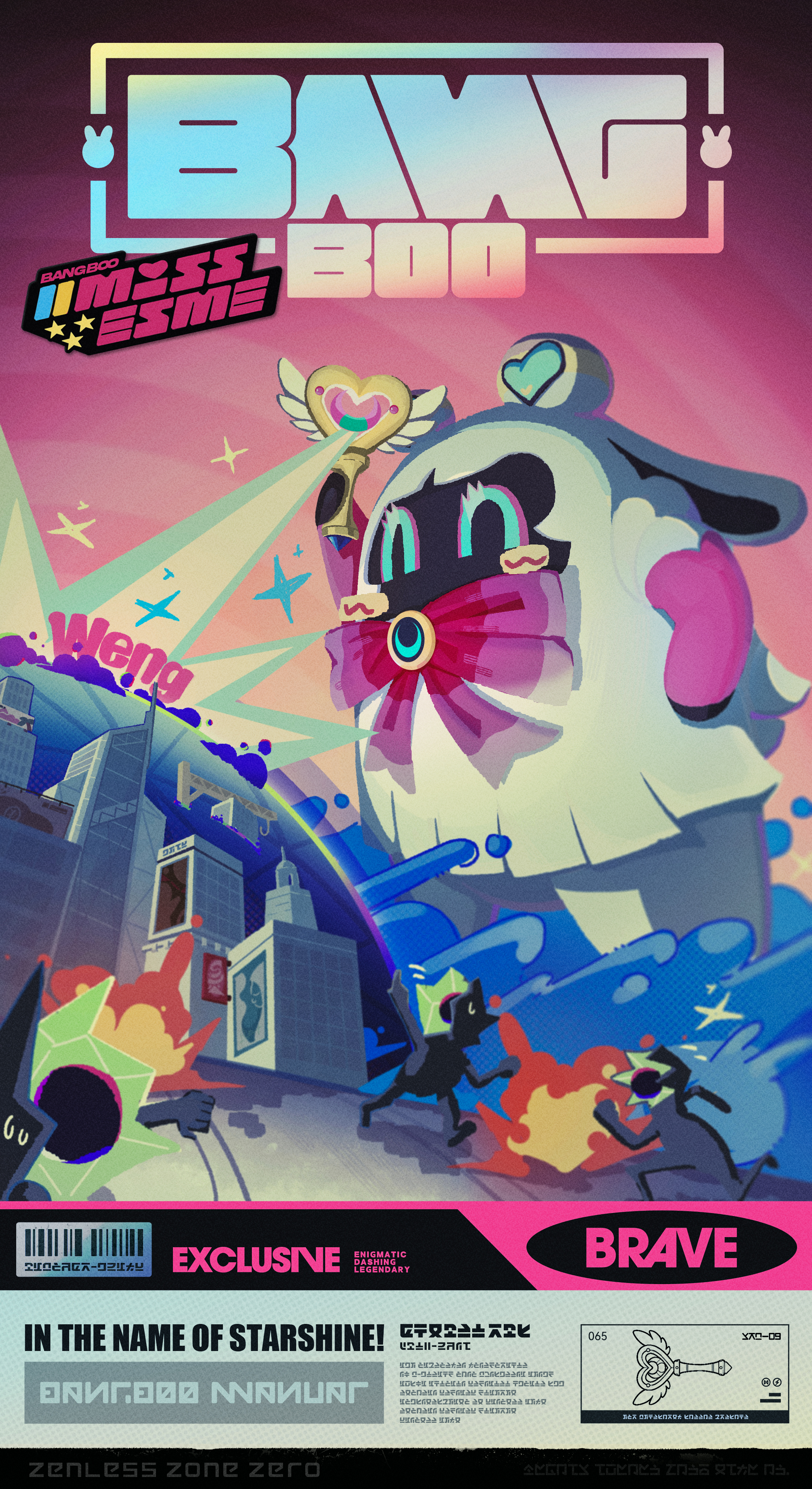 Zenless Zone Zero character with Starshine catchphrase