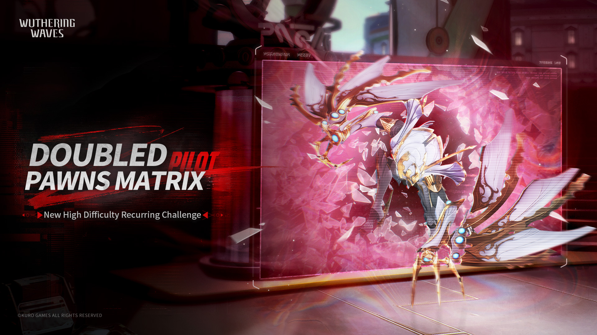 Diagram for Doubled Pawns Matrix, showing board layout and token positions