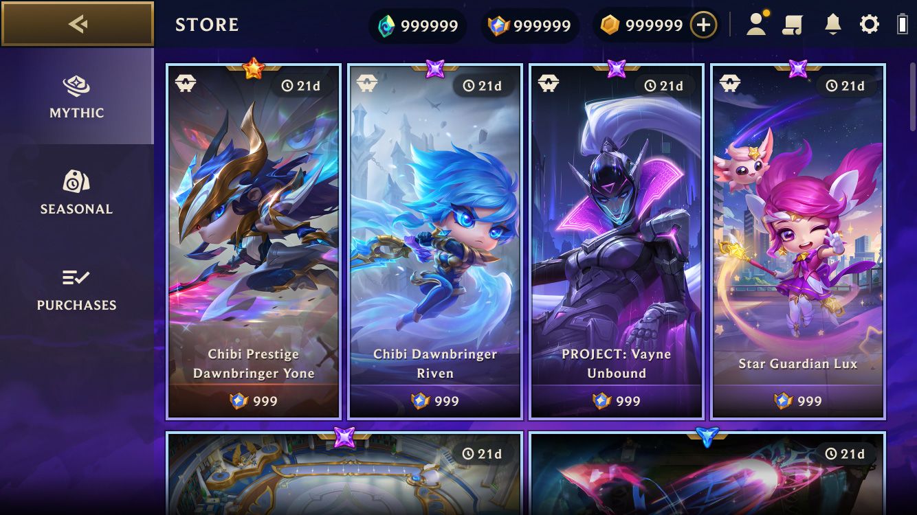 TFT Store Update Screenshot
