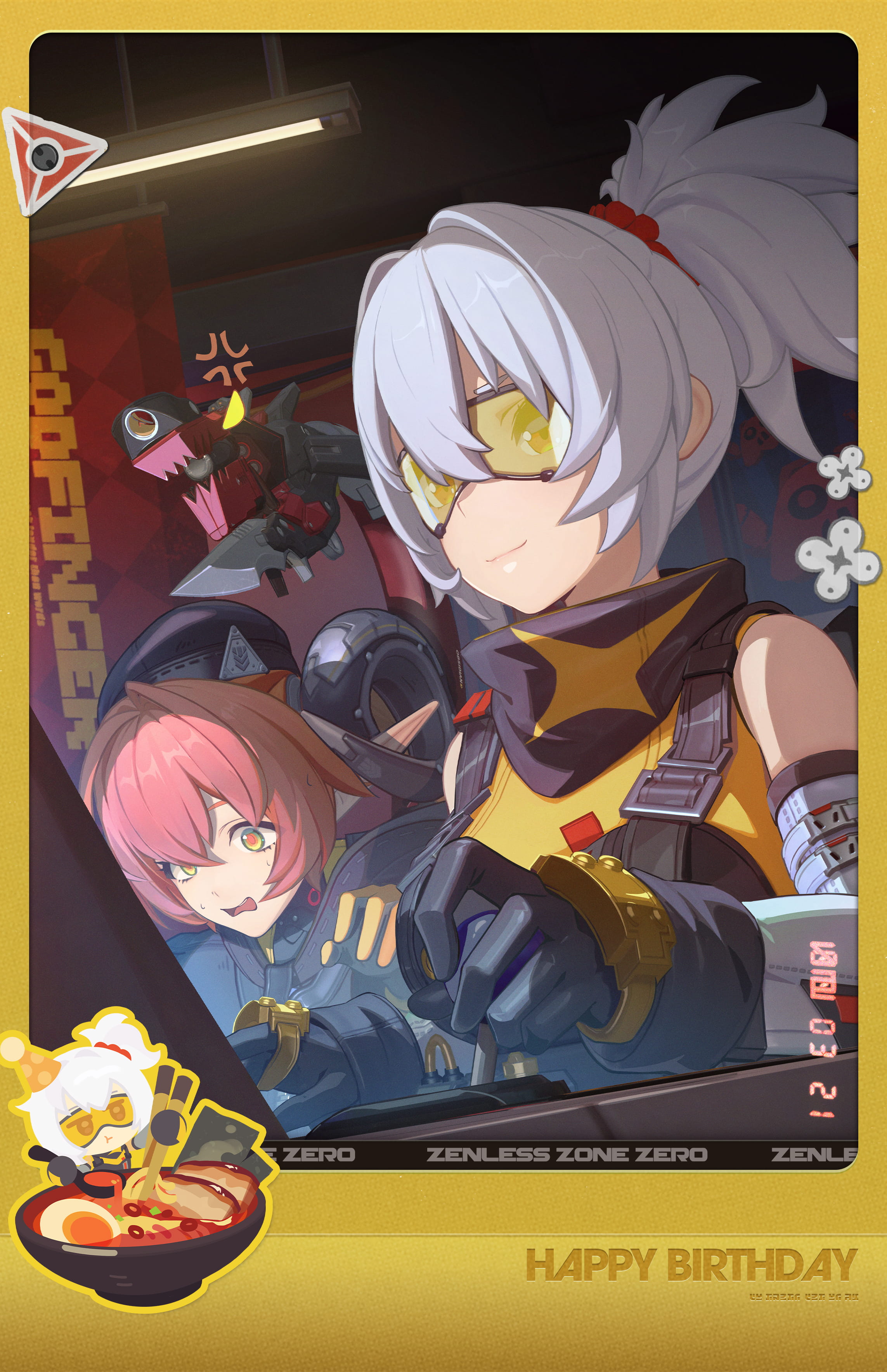 Soldier 11 looking frustrated while holding a game controller, showing the lighter side of Zenless Zone Zero characters.