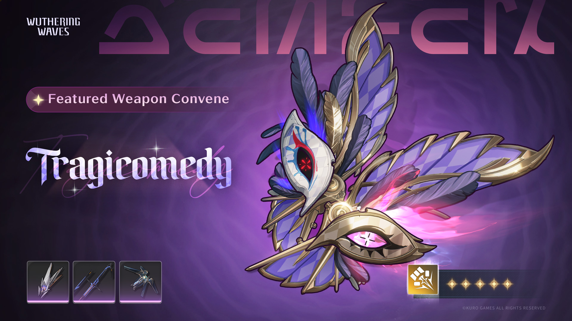 Tragicomedy Weapon Banner in Wuthering Waves 2.5