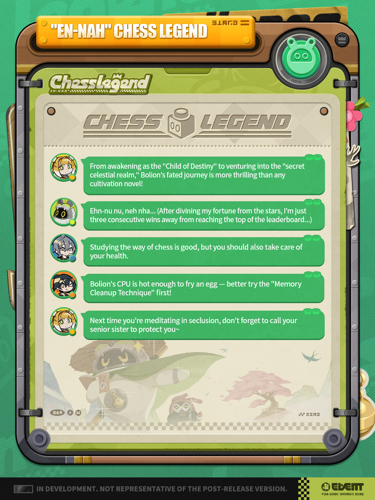 Completion screen for Marcel Group event
