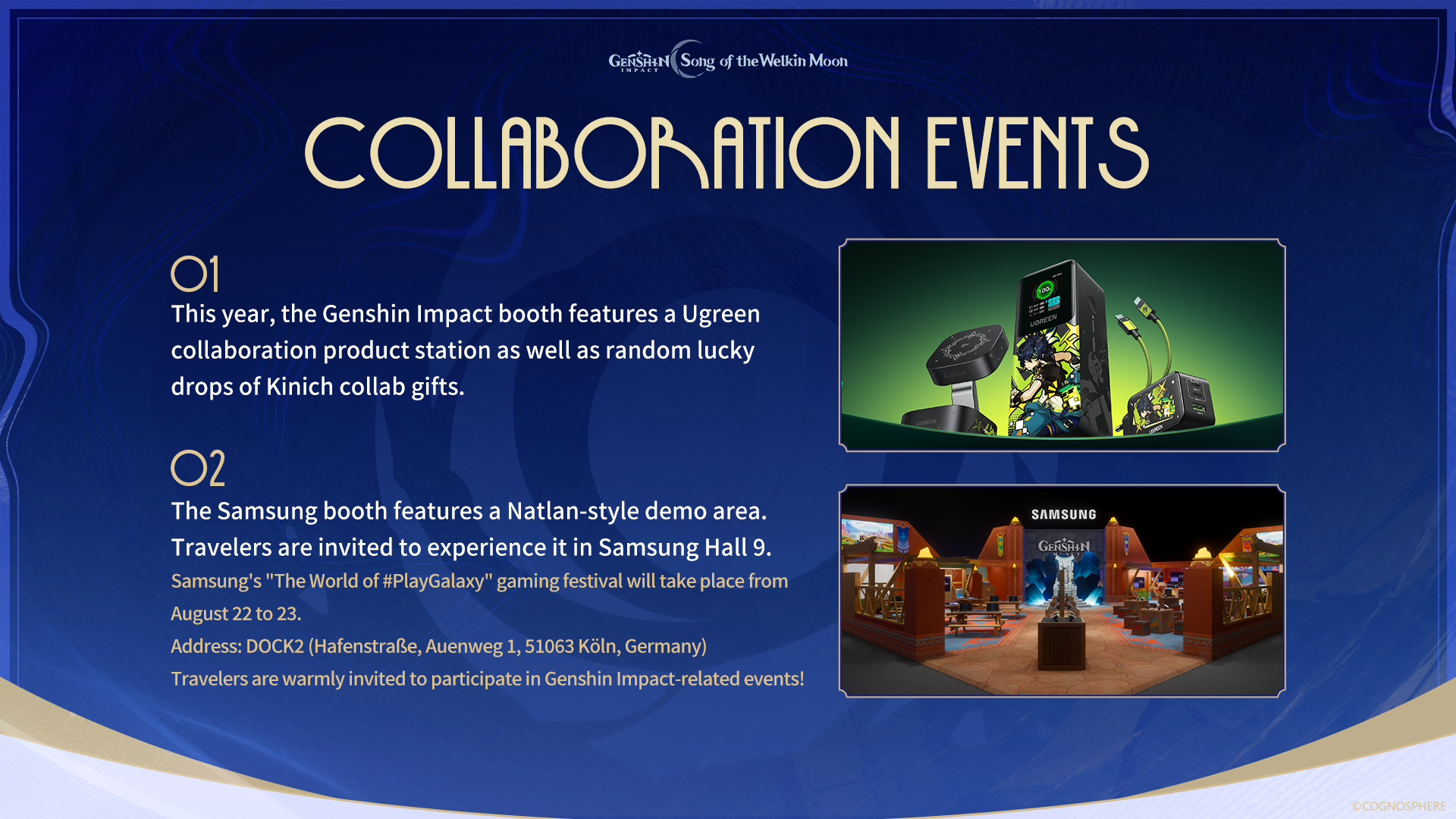 Cosplay and fan activities at previous Genshin Impact events