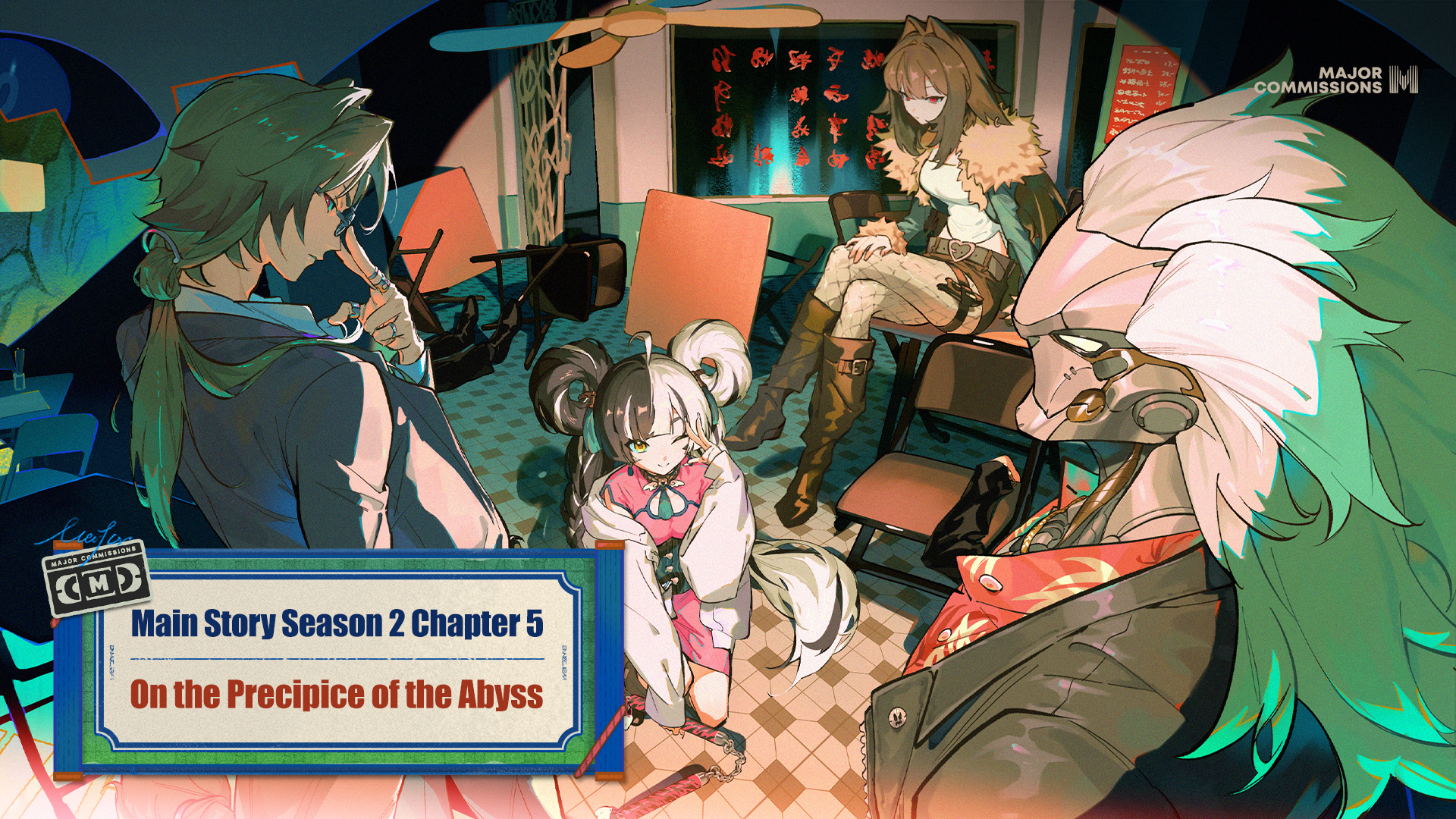 Chapter 5 Key Art: A lone Proxy staring into the abyss—implies the gravity of the upcoming narrative and gameplay challenges.