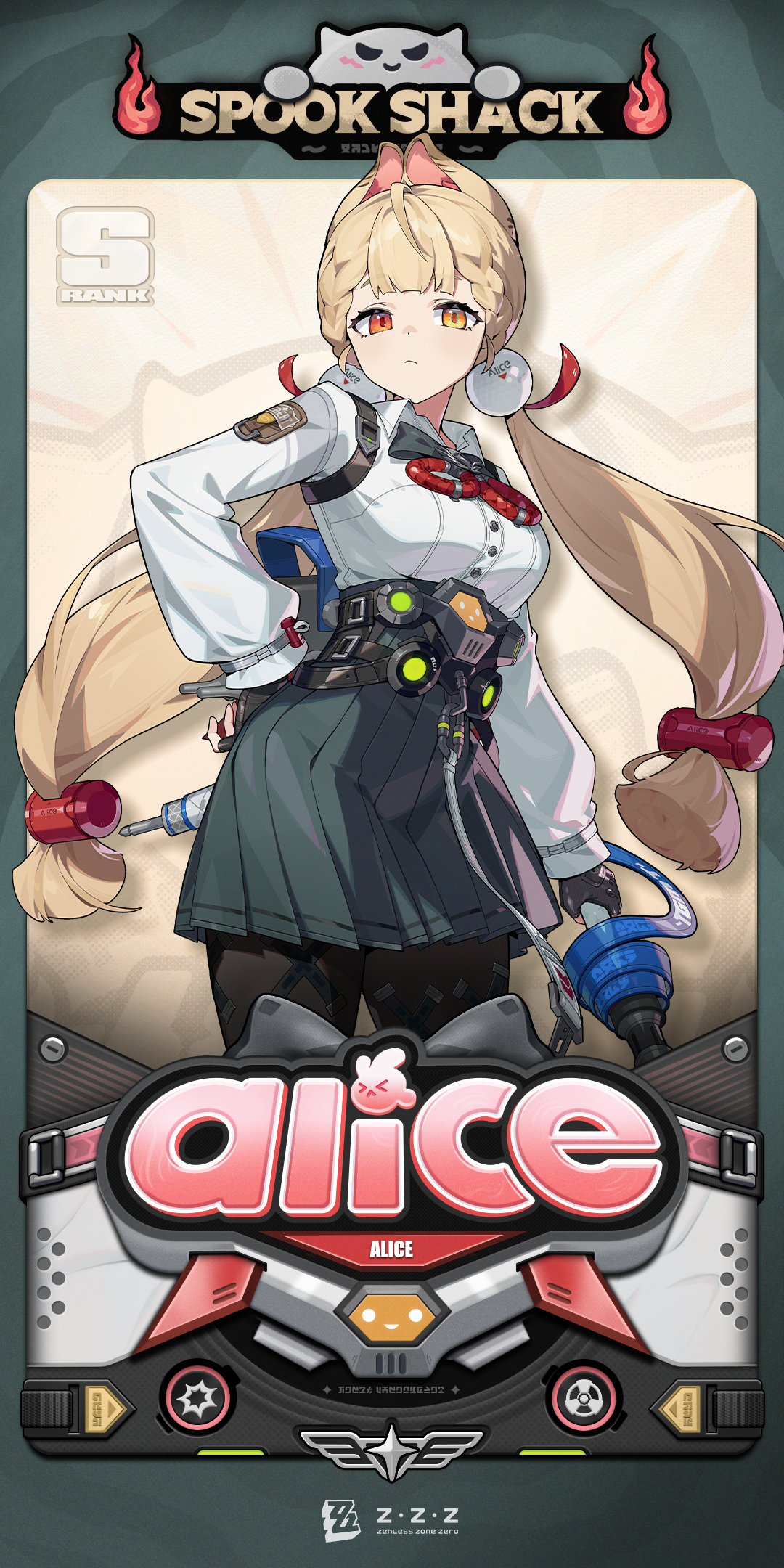 Alice character art in Zenless Zone Zero
