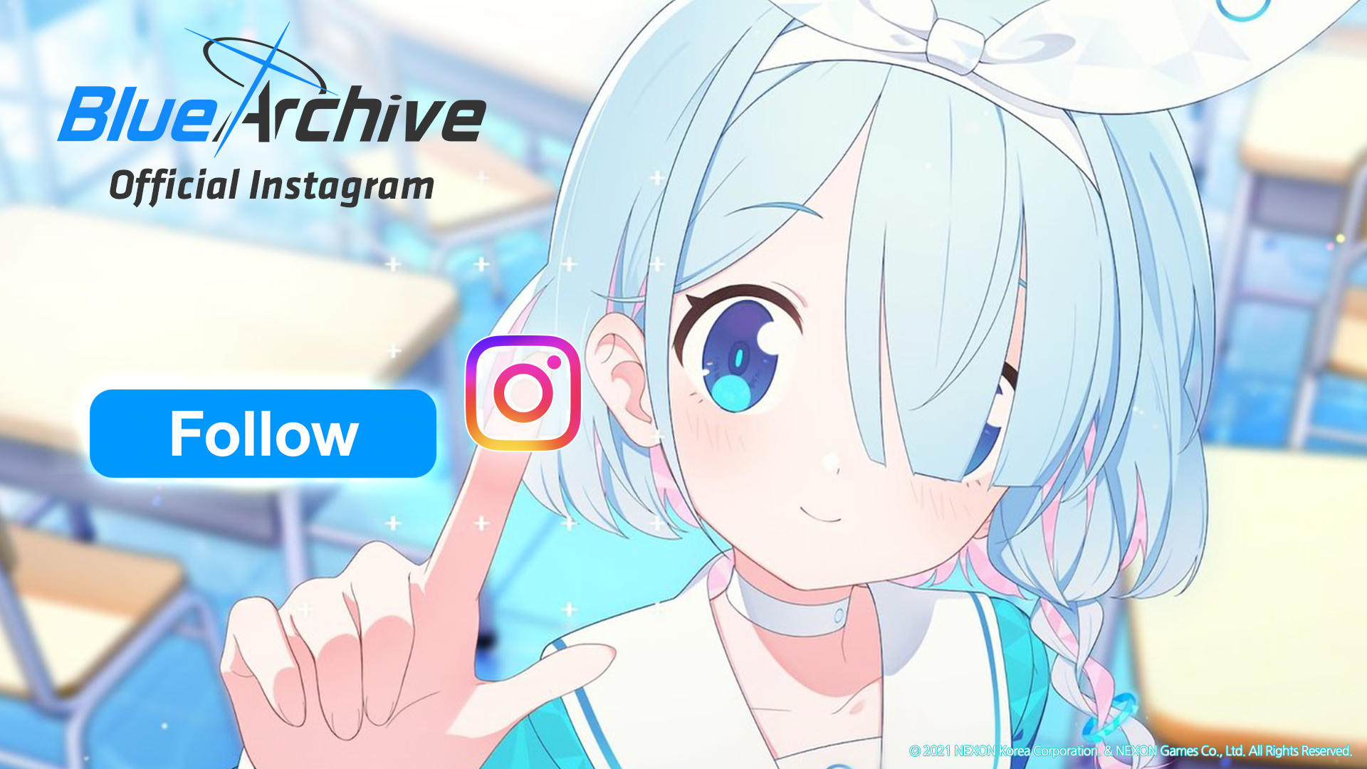 Blue Archive Instagram Launch Banner