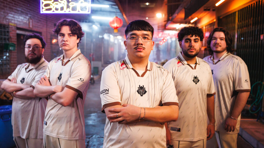 G2 Esports roster celebrating a win at VALORANT Masters Toronto