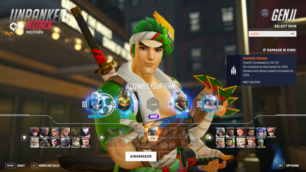 Passives for damage heroes