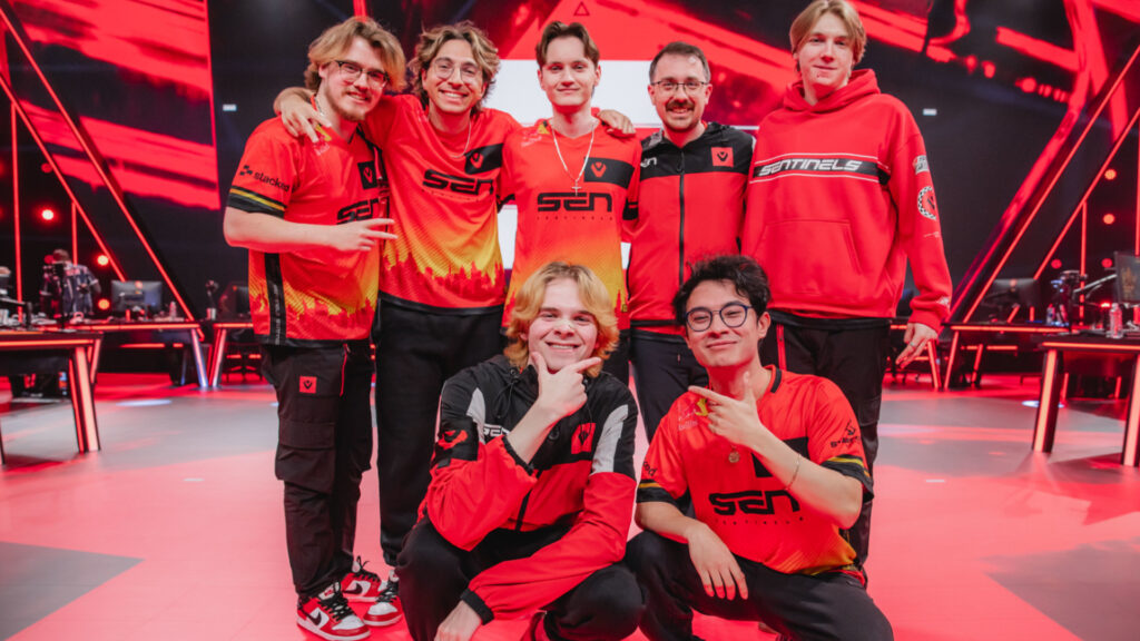 Sentinels team at VALORANT Masters Toronto