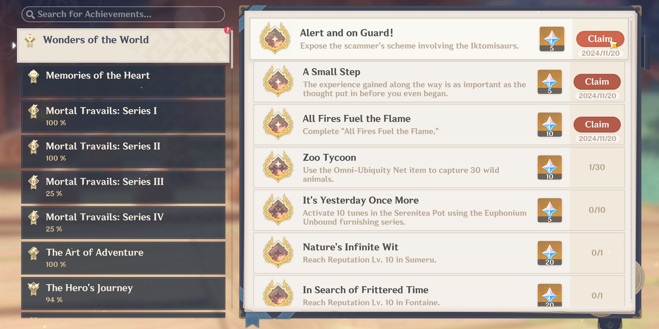 Alert And On Guard Achievement