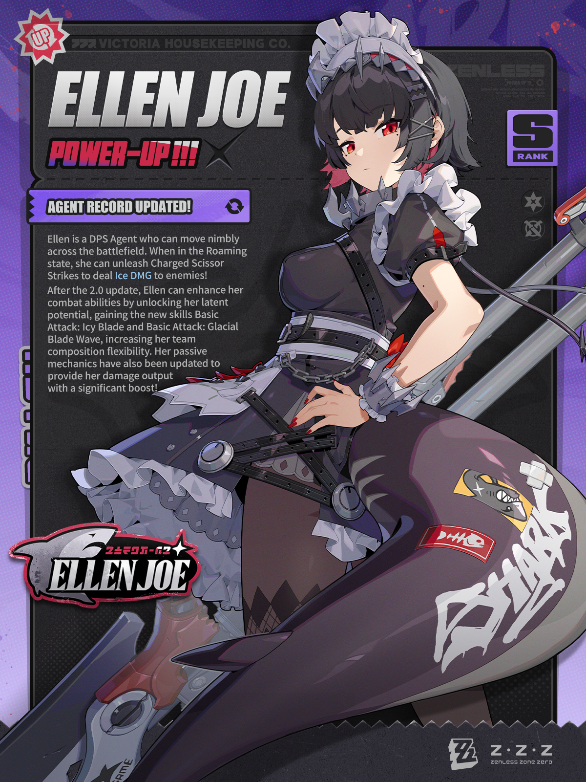 Agent Ellen Character Art
