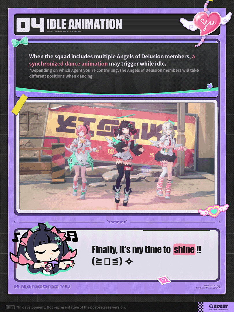 Another animated GIF: showcasing her agility in close-quarters combat, underscoring nimble movements despite wielding a substantial weapon.