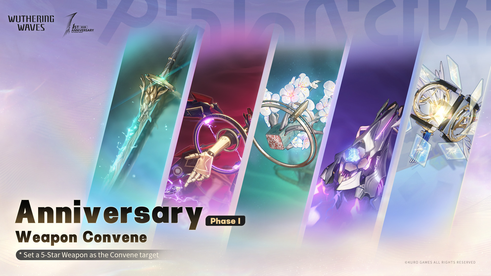 Wuthering Waves Anniversary Weapon Convene Banner