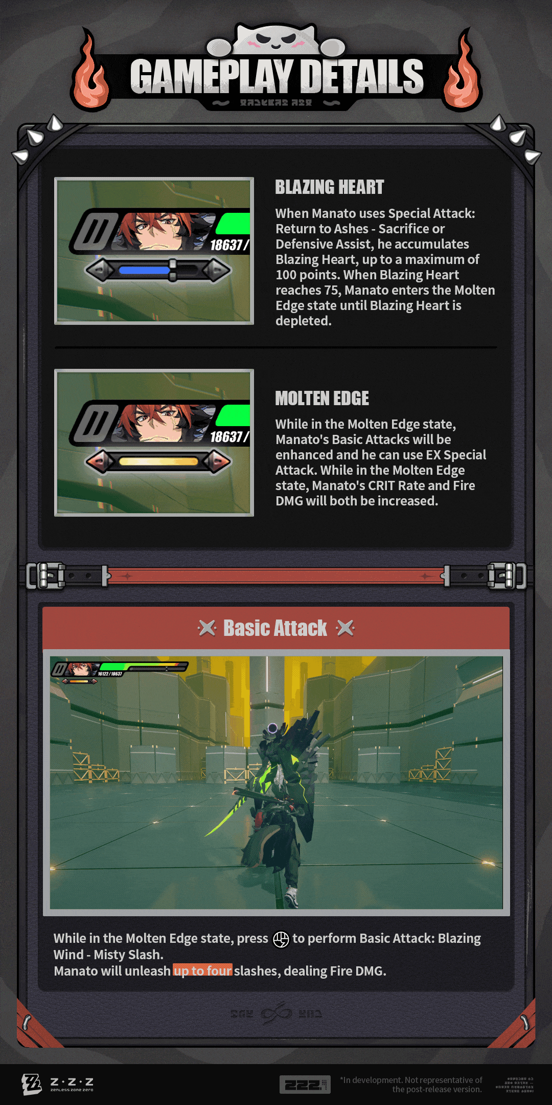 Animated sequence: chain combo, showing skill interactivity, suitable for accessibility alt text. Skill Loop