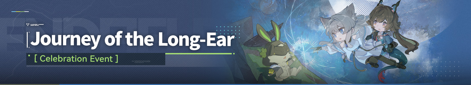 Promotional art for Arknights: Endfield idol event, featuring the long-ear protagonist amidst vivid stage lights and fan crowds.