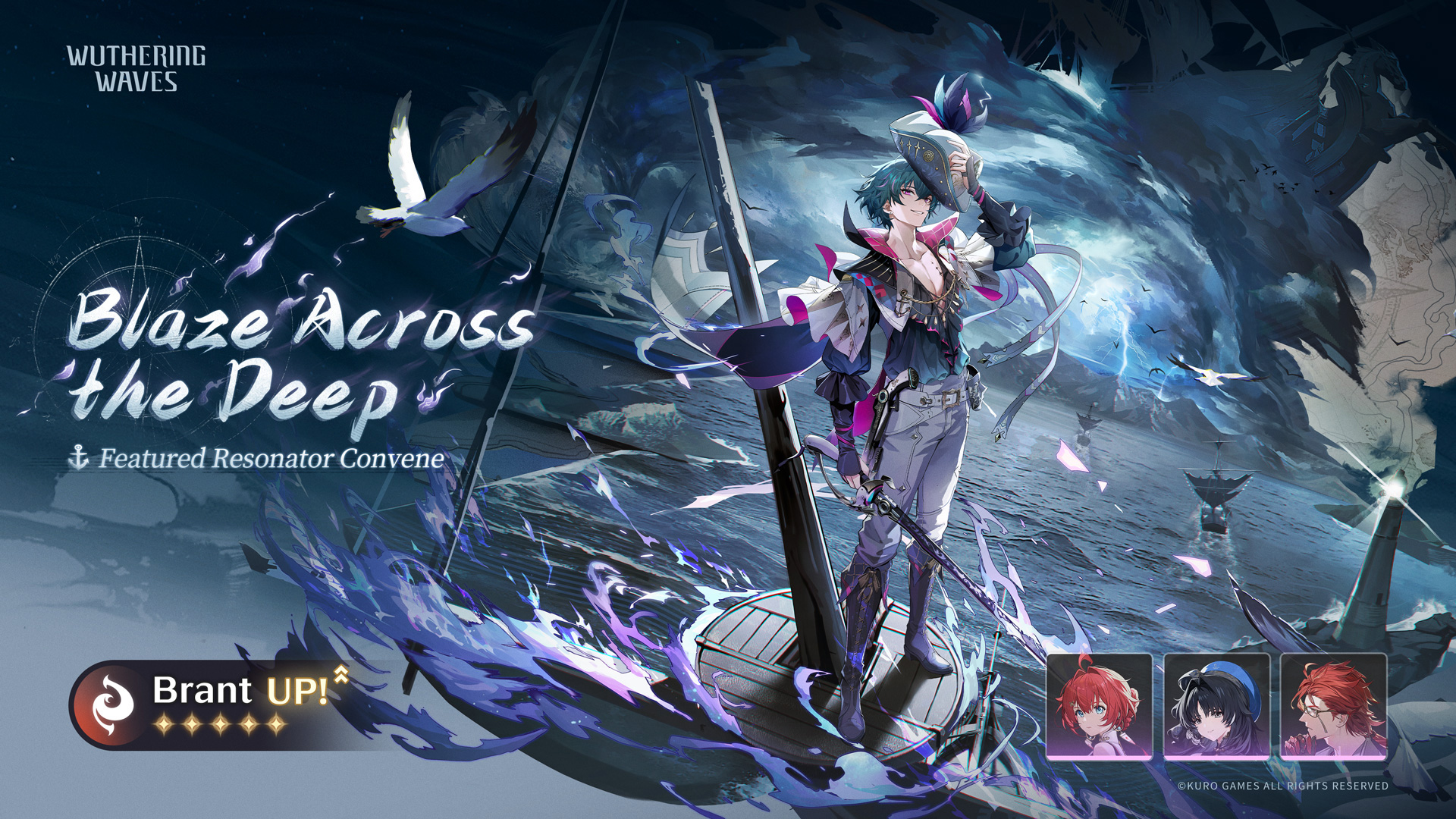 Brant and Featured Resonators in Blaze Across the Deep Banner