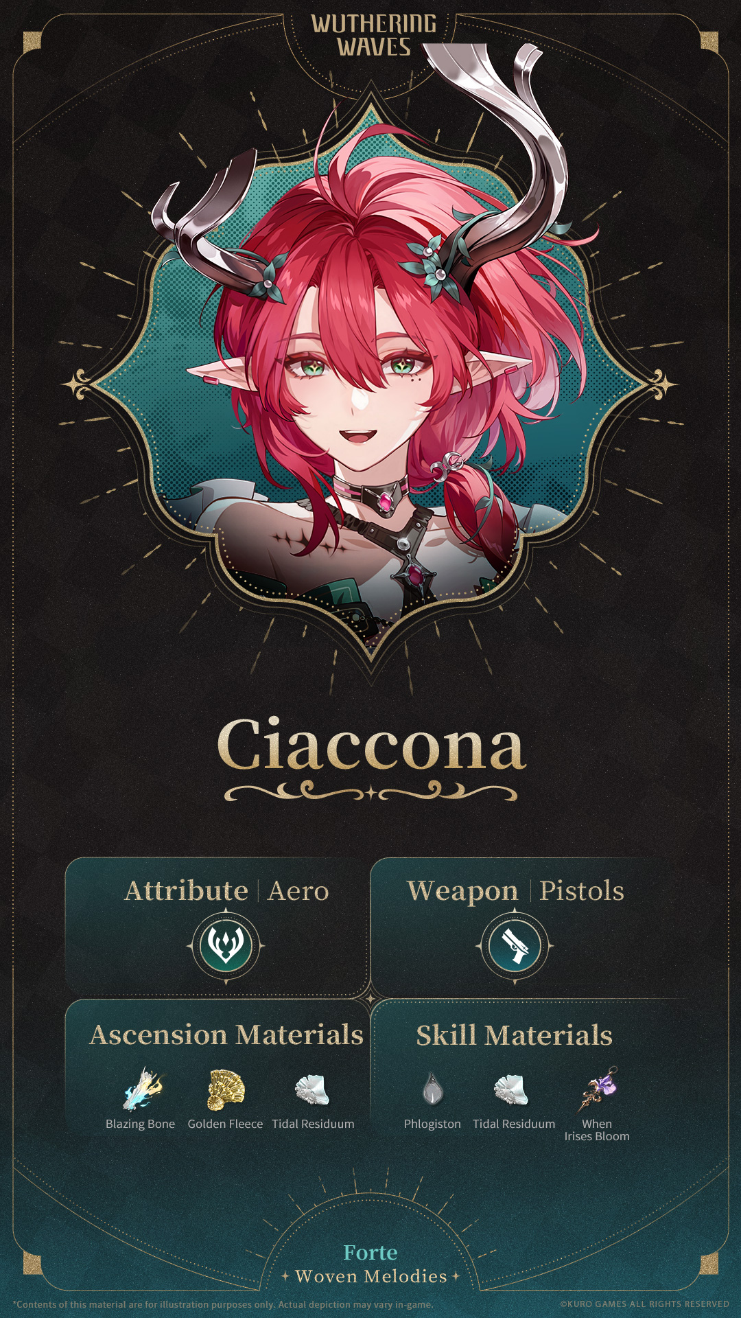 Ciaccona alternate pose