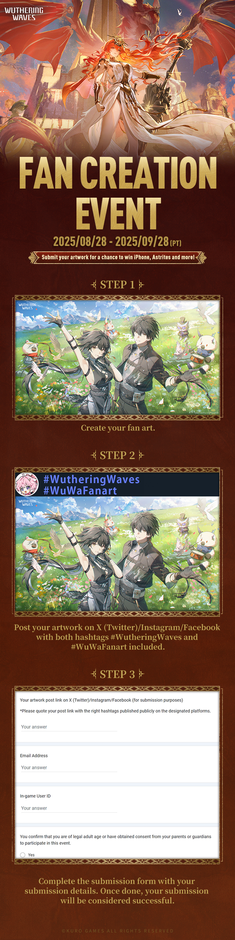 Wuthering Waves Event Rewards