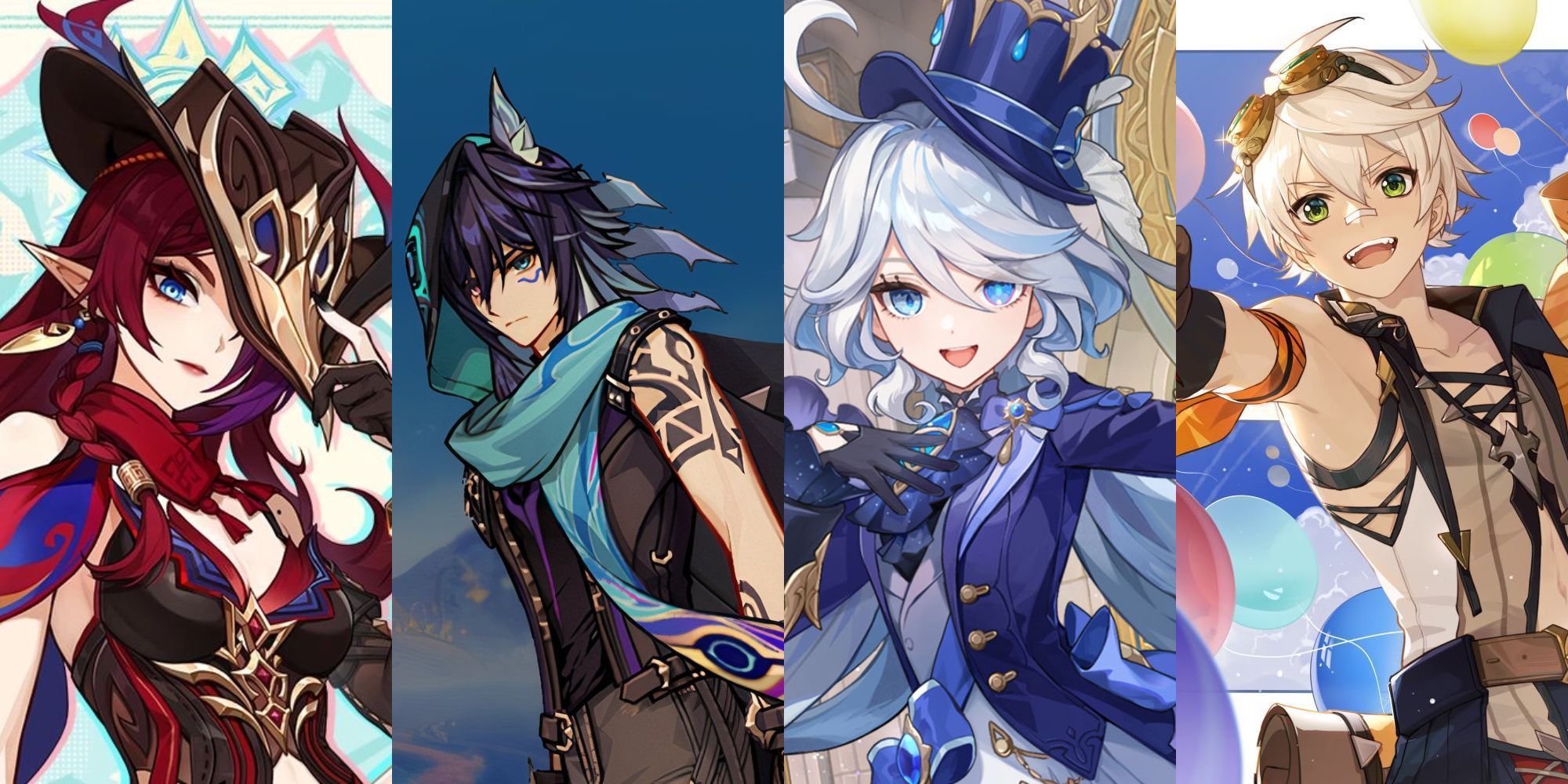 Chasca + Ororon + Furina + Bennett (Multi-Element Team)