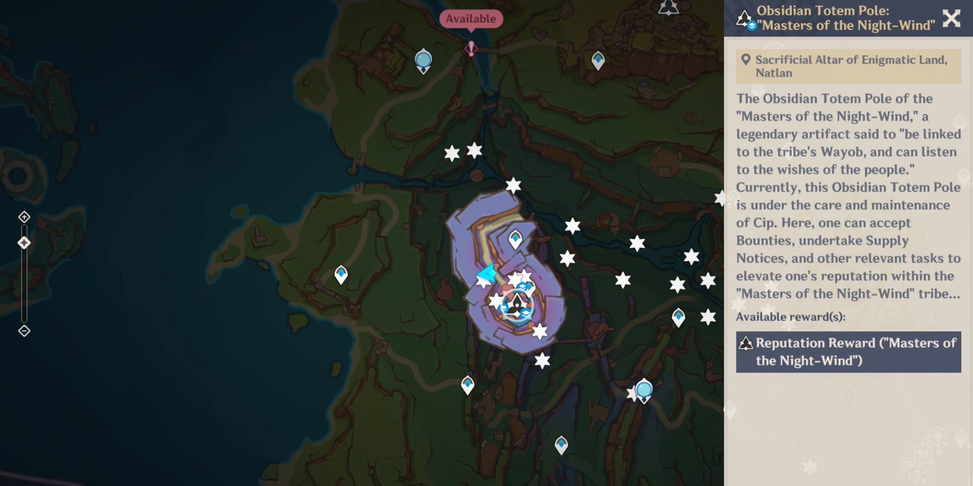 Masters of the Night-Wind Tribe Locations