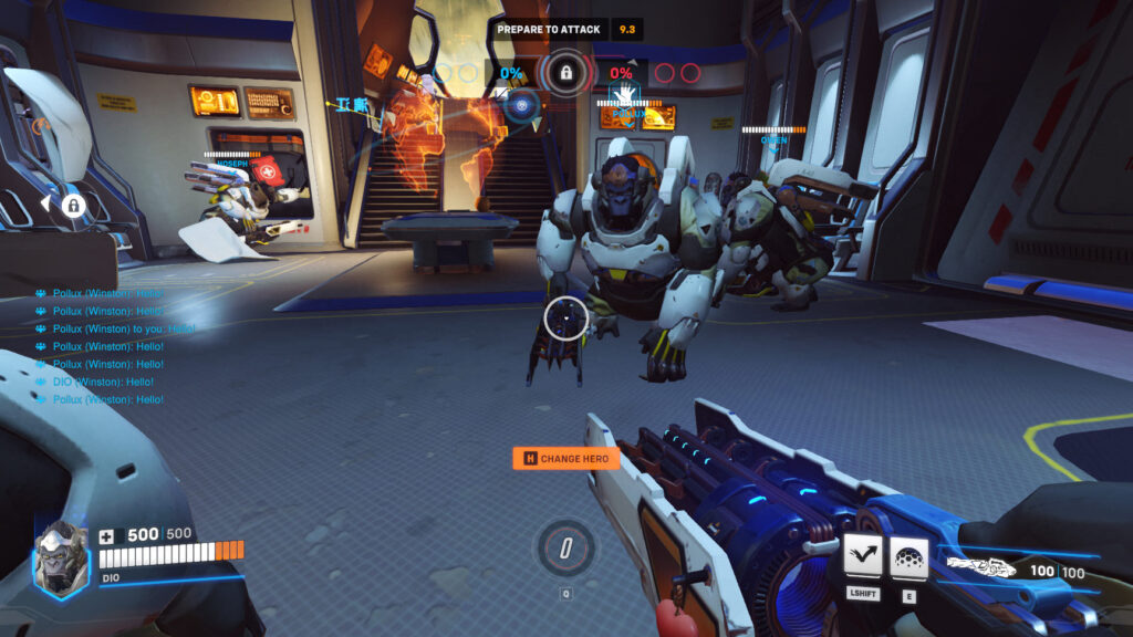 Overwatch Classic No Hero Limits mode screenshot