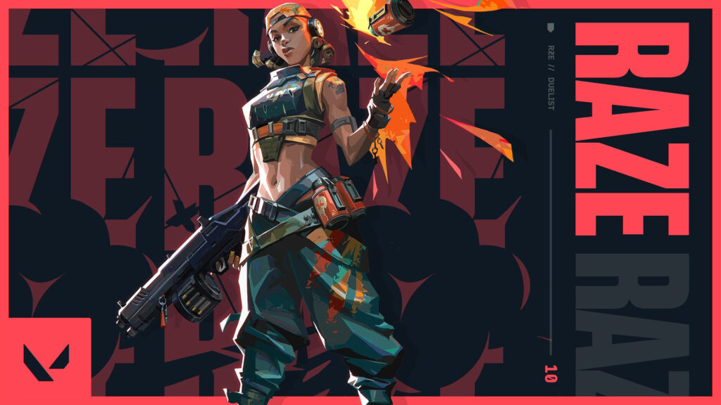 Raze's new explosion VFX in Valorant
