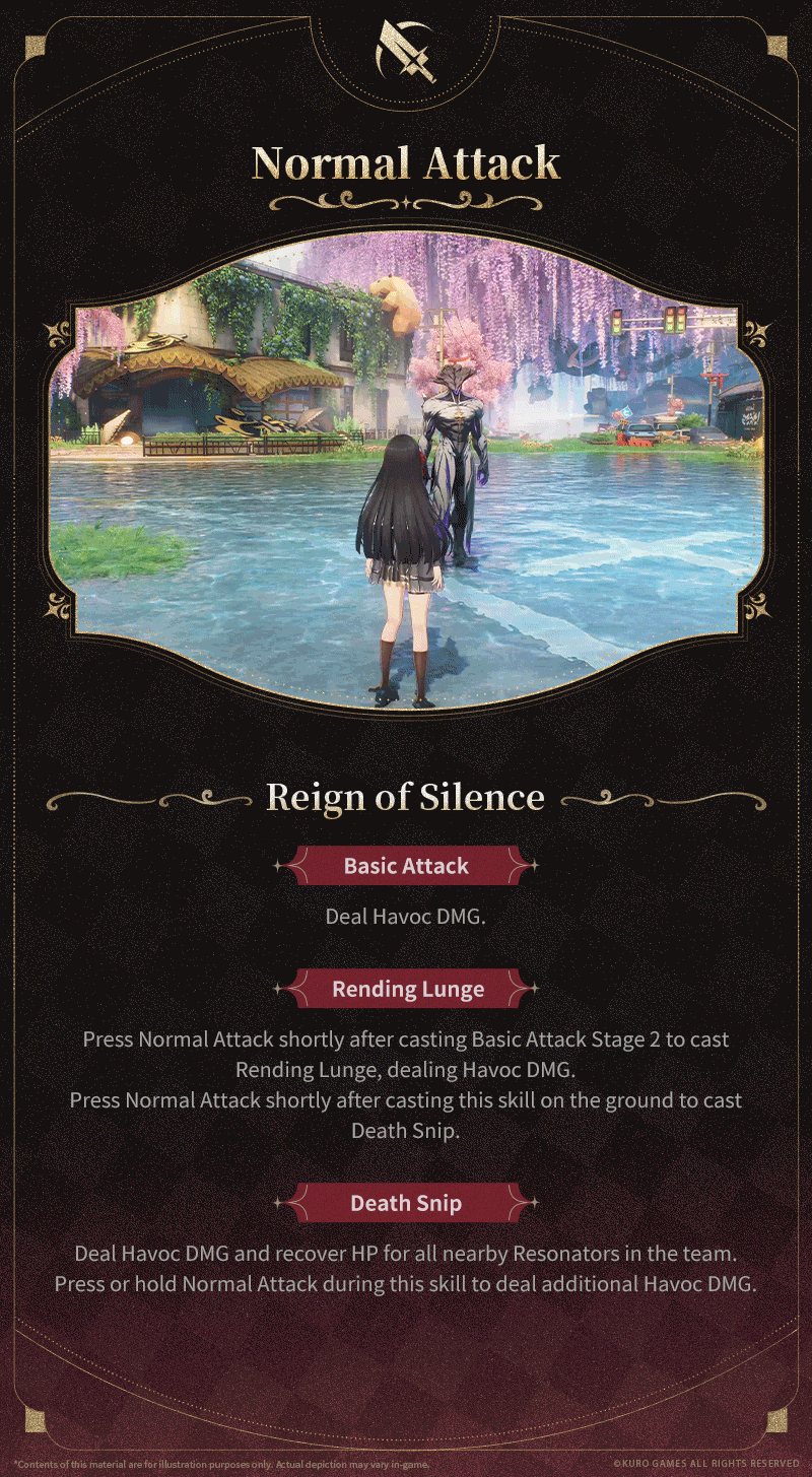 GIF: Subtle animation showing Chisa’s thread-following gesture, suggesting her connection to life forces.