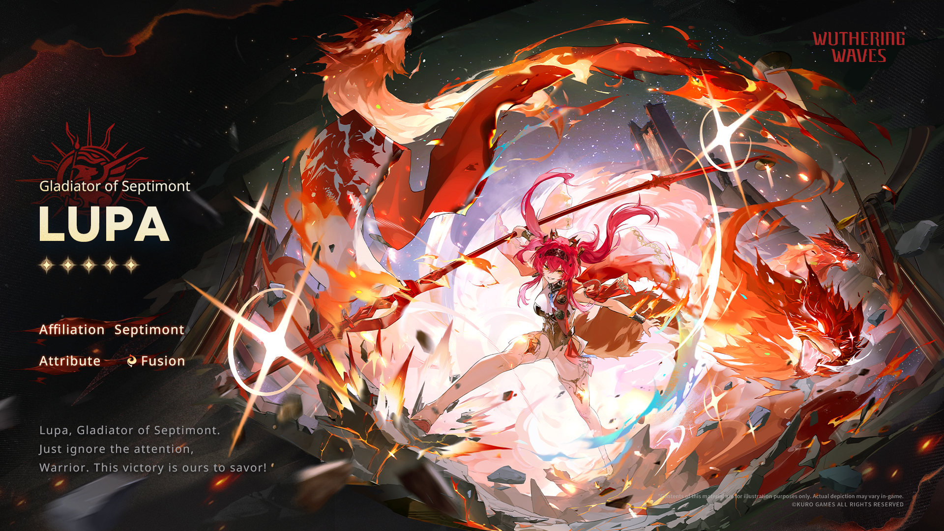Lupa Gladiator of Septimont official art