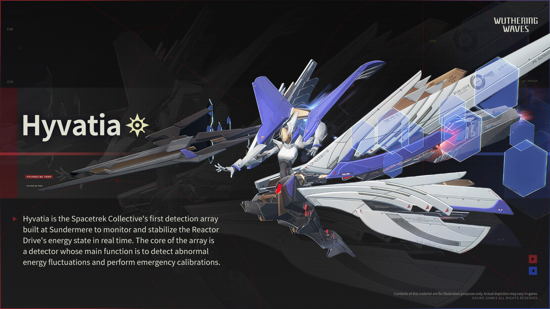 Hyvatia’s main array at Sundermere, showing idle status and core connection cables.