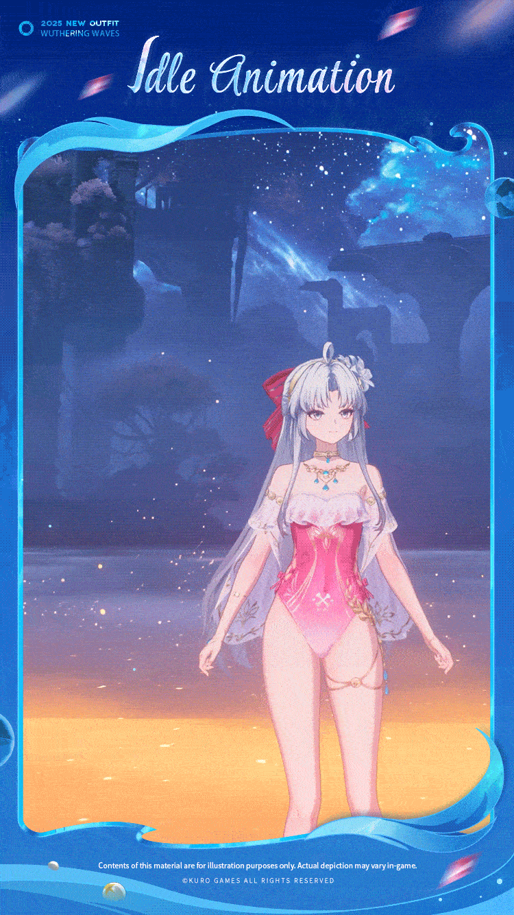 Splashing Summer Animation GIF