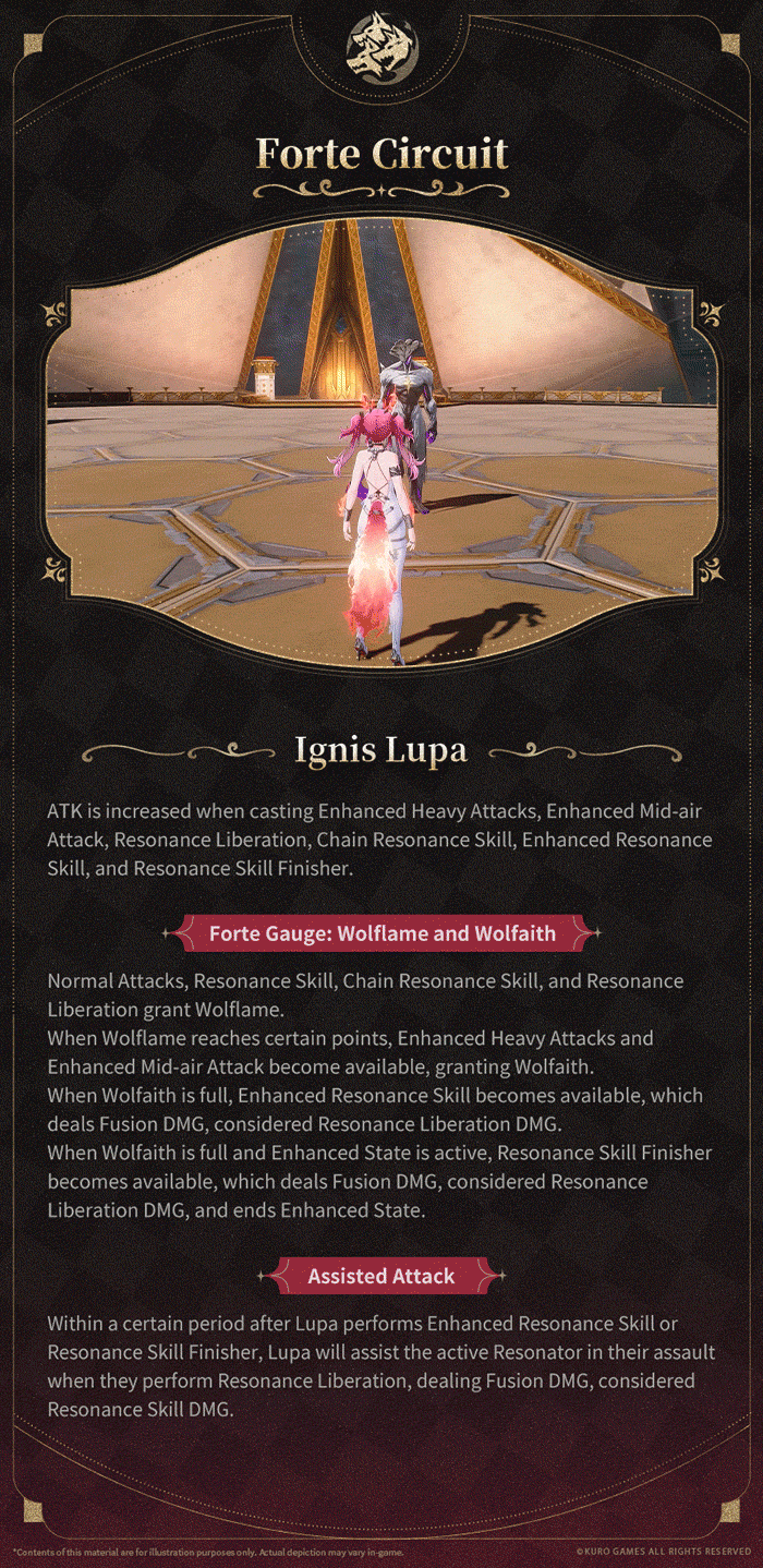 Lupa taunting her opponents after a victory