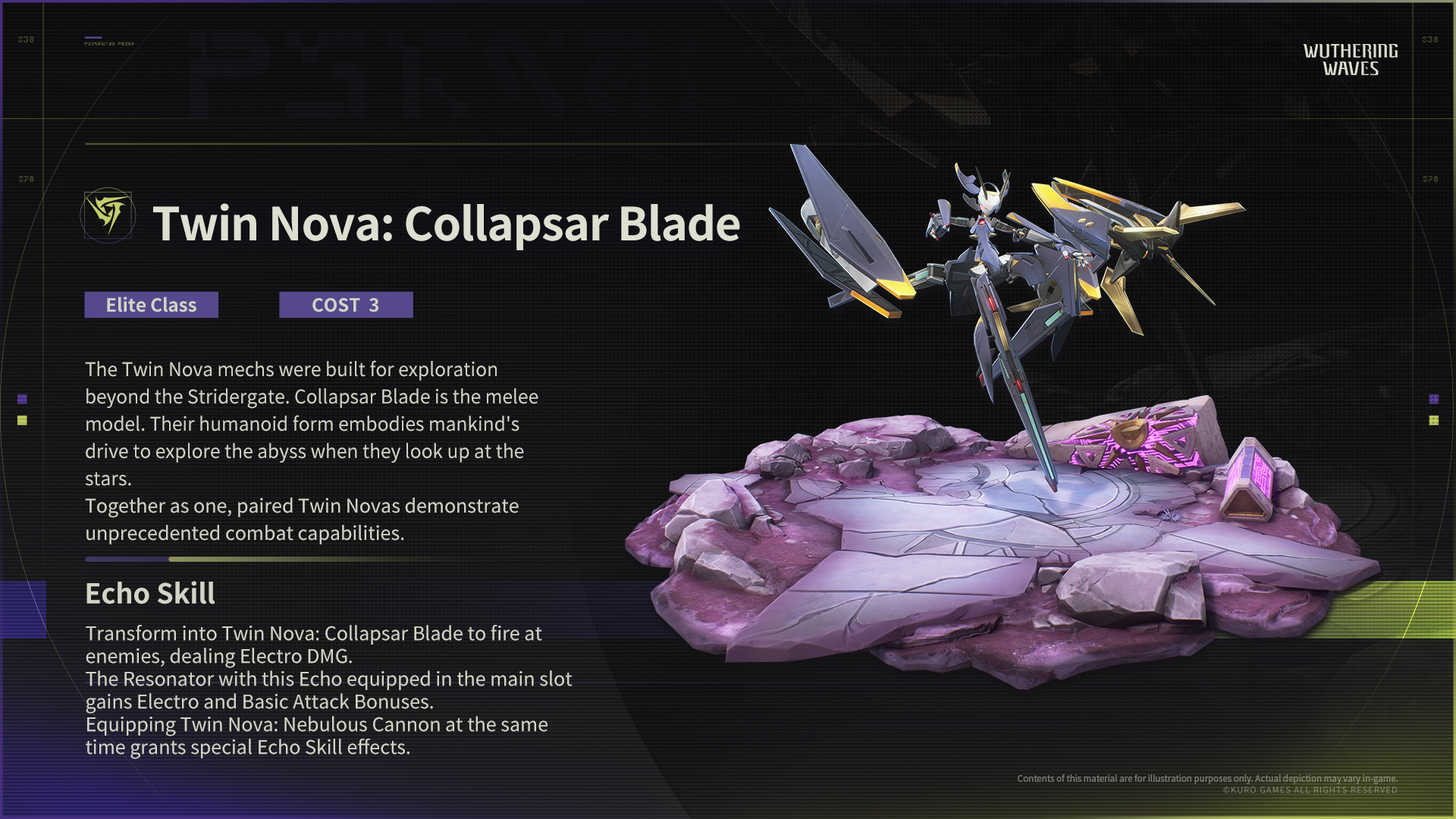 A cluster of humanoid TDs bracing for combat, set against the backdrop of crumbling ruins—shadows of collapsed civilization loom overhead.